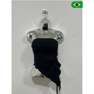 Cropped Feminino Blusinha Tomara Que Caia Moda Blogueira em Oferta na Shopee