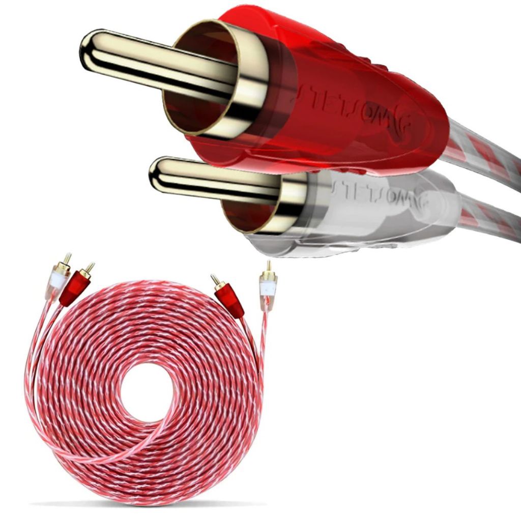 Cabo Rca 5 Metros Amplificador Rádio Injetado Stetsom