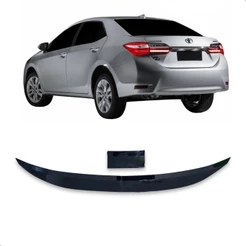 Aerofólio Para Corolla 2009 2010 2011 2012 2013 2014 2015 2016 2017 2018 2019 2020 Black Piano Autocolante