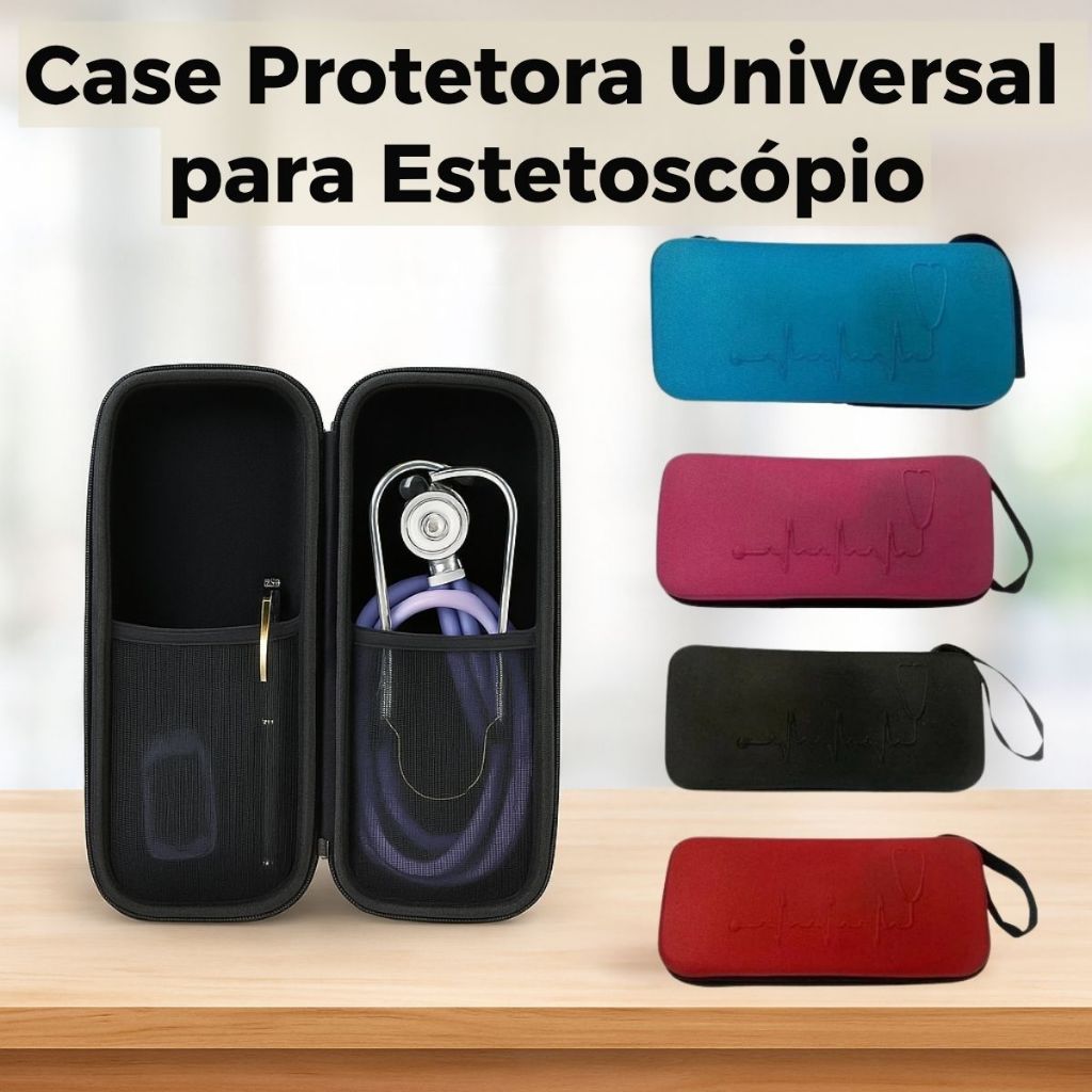 Case Protetora Universal para Estetoscópio Littmann e Aparelho de Pressão