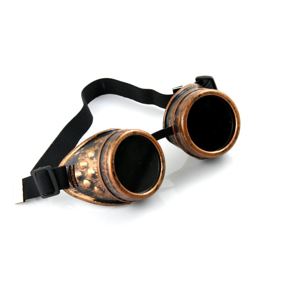 Óculos Vintage Fantasia Cibernético Goggles Steampunk em Oferta na Shopee