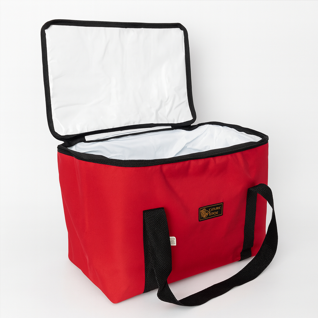 Bolsa Térmica 20L Reforçada Praia/camping/ Pesca Vermelho