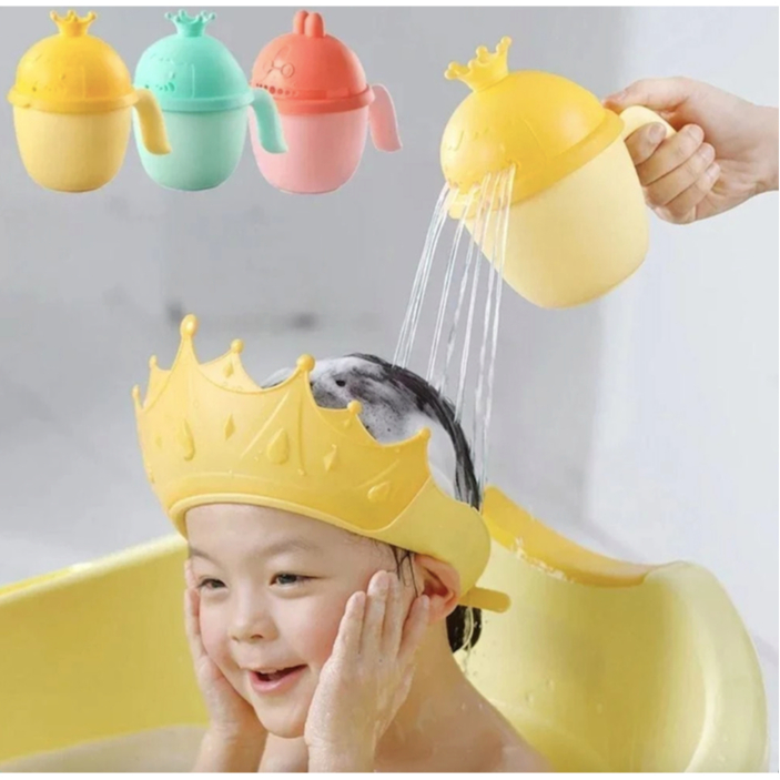 Copo De Chuveiro Para Bebês Crianças Infantil Banho Lavagem De Cabelo