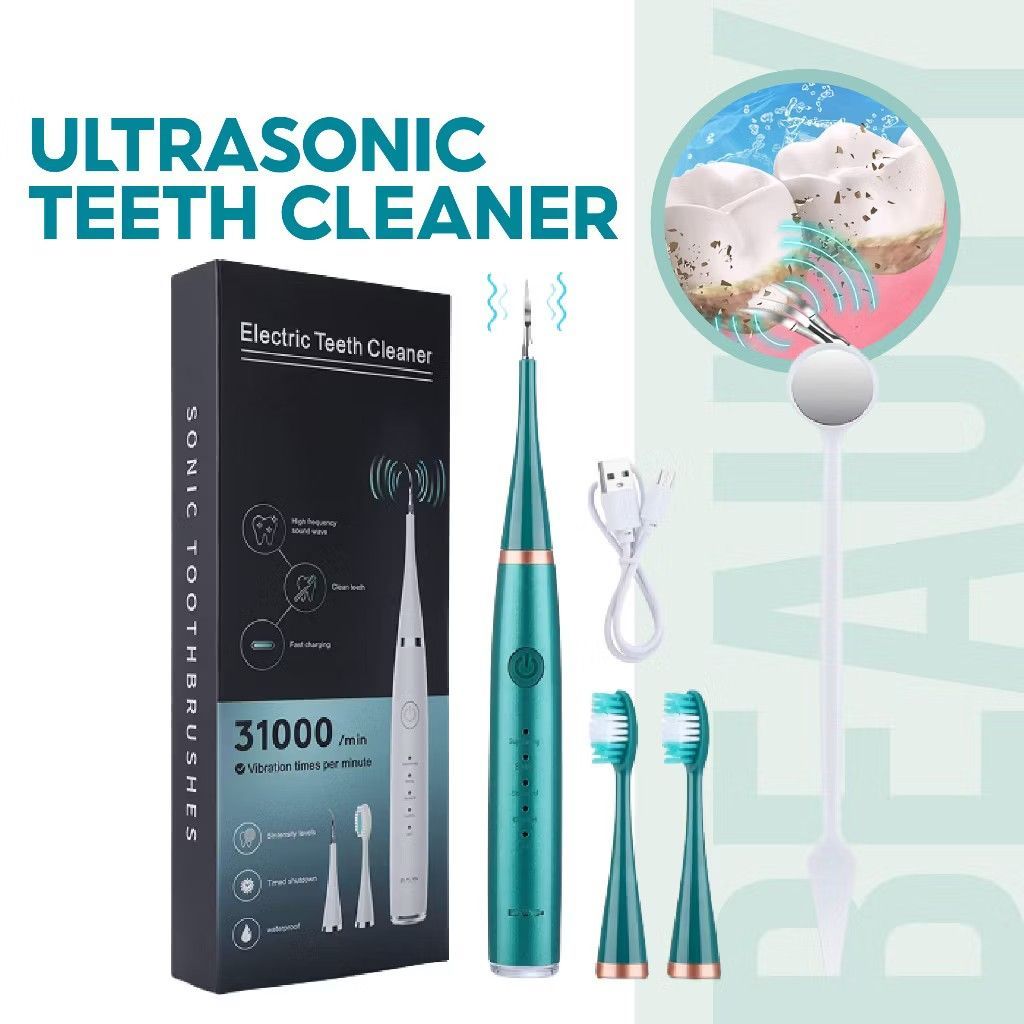Escova SONICA 2DUO de Dentes Elétrica, Dentes Limpador, 31000x por seg, USB Recarregável, 6 ETAPAS, Super Macia, ABS