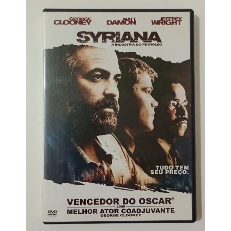 Dvd Syriana A Indústria Do Petróleo George Clooney Matt Damon Original