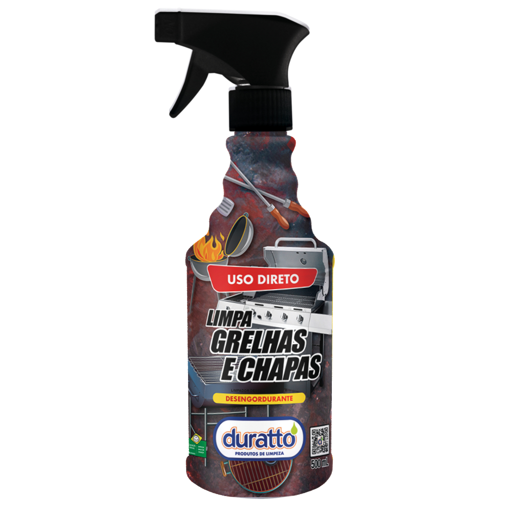 Limpa Grelhas  Chapas e churrasqueira Duratto gatilho