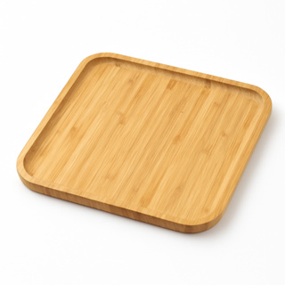 Bandeja Quadrada De Bambu 30cm Tuut | Petisqueira Multiuso Para Frios, Churrasco, Tábua, Travessa, Mesa Posta em Oferta na Shopee