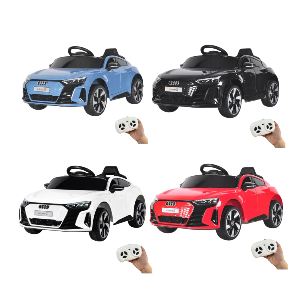 Carro Elétrico Infantil Audi Etron GT, 6V, Controle Remoto, USB, Luz e Som, Azul,Branco,Vermelho e Preto em Oferta na Shopee