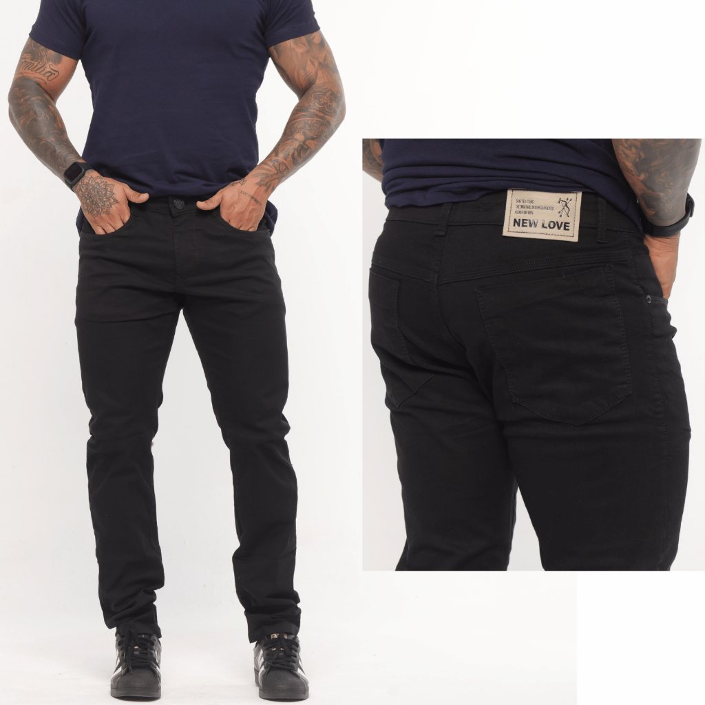 Calça Jeans Sarja Masculina Skinny Lycra Colorida com Elastano Slim Fit Premium Promoção