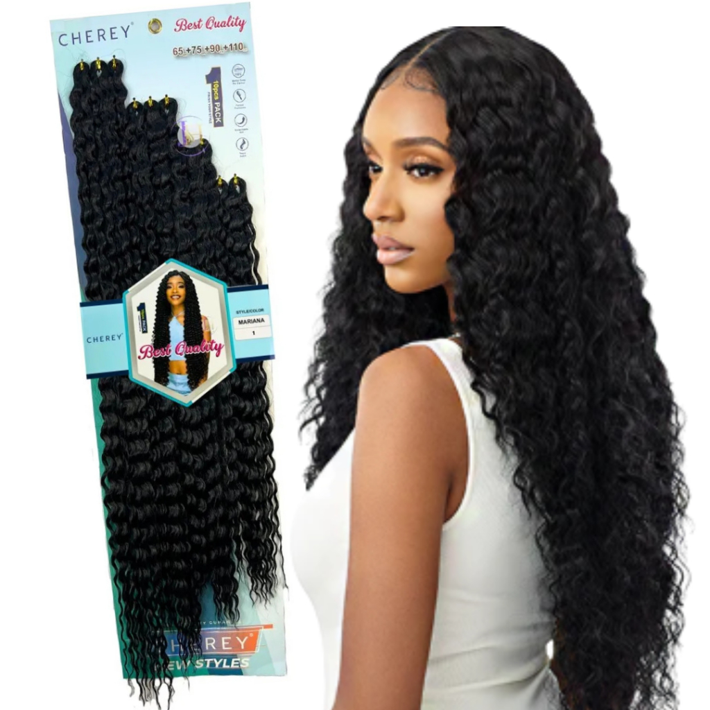Cabelo Em Crochet Braids Longo Cacheado Fibra Orgânica Mariana em Oferta na Shopee