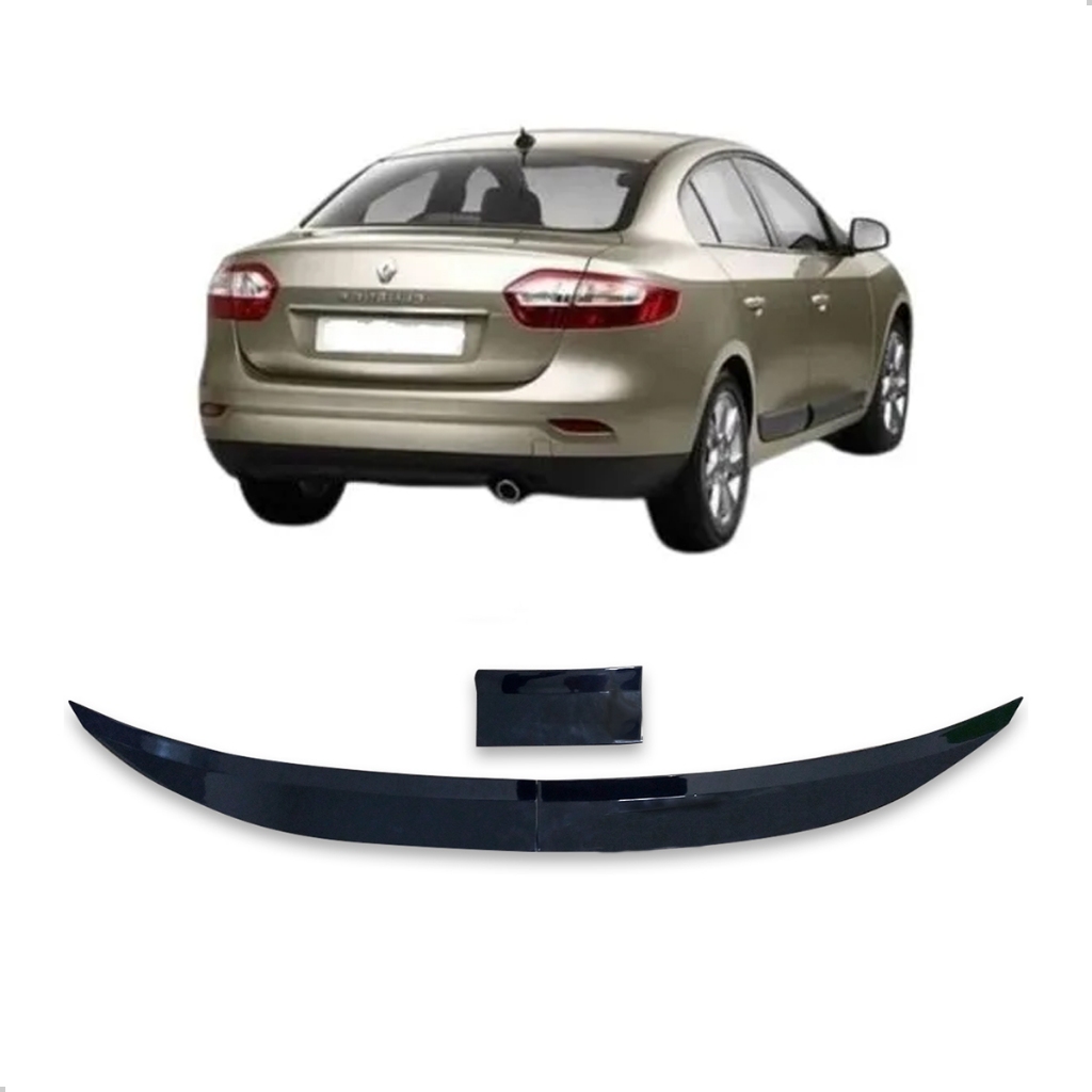 Aerofólio Para Renault Fluence 2014 2015 2016 A 2017 Black Piano