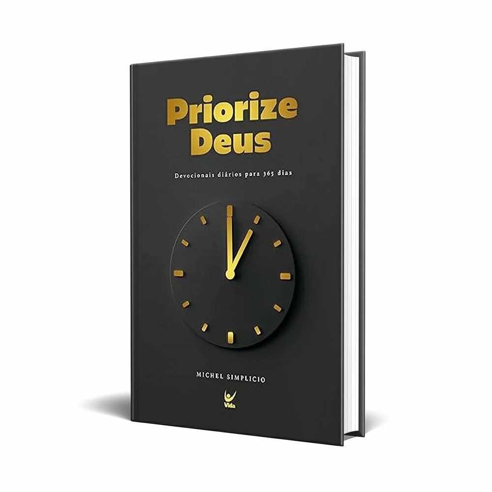 Devocional Priorize Deus 2025 | Devocionais diários para 365 dias | Michel Simplicio em Oferta na Shopee