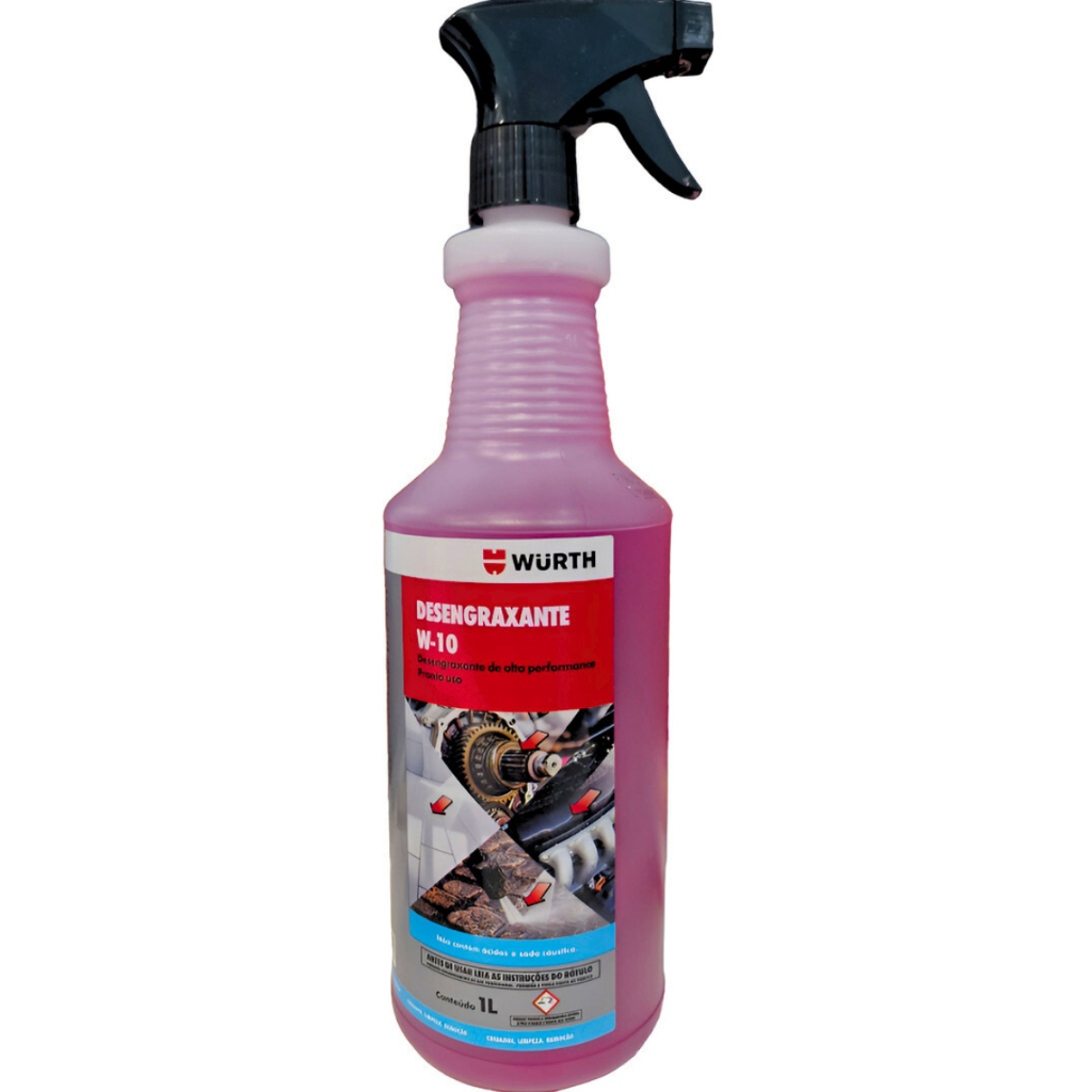 Desengraxante Industrial Alta Performance W10 1L Wurth em Oferta na Shopee