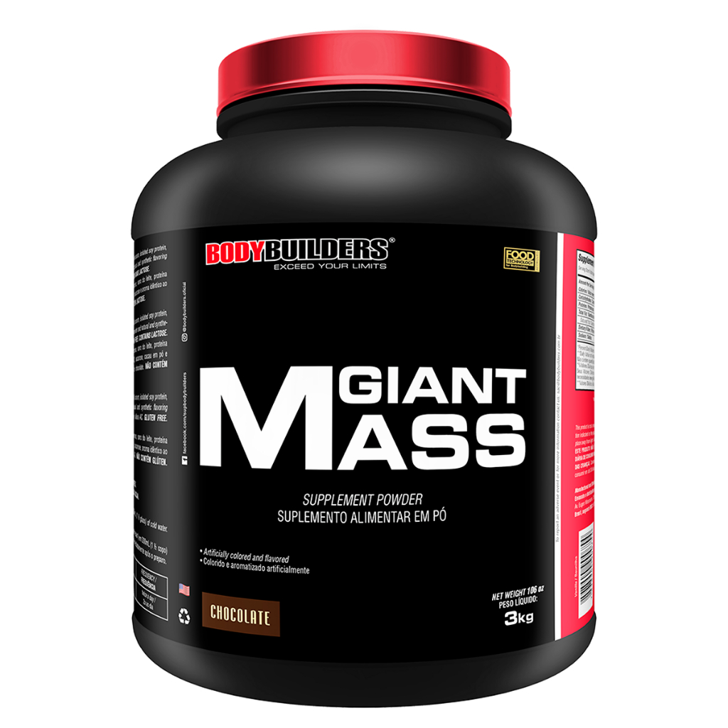 Suplemento em Pó Hipercalórico Giant Mass 3kg