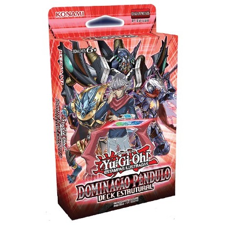 Yu-Gi-Oh! Deck Estrutural: Dominação Pêndulo (PT-BR) - Baralho c/ 43 Cartas