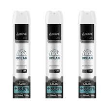 DESODORANTE ANTITRANSPIRANTE 3 UNID ABOVE MEN ELEMENTS OCEAN 150ML ENVIO IMEDIATO em Oferta na Shopee