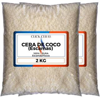 Cera de Coco em Escamas – Pronta para Uso em (Potes e Moldes) em Oferta na Shopee