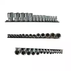 jogo de Soquete Tork Femea 3/8" e 1/2" 14 Peças