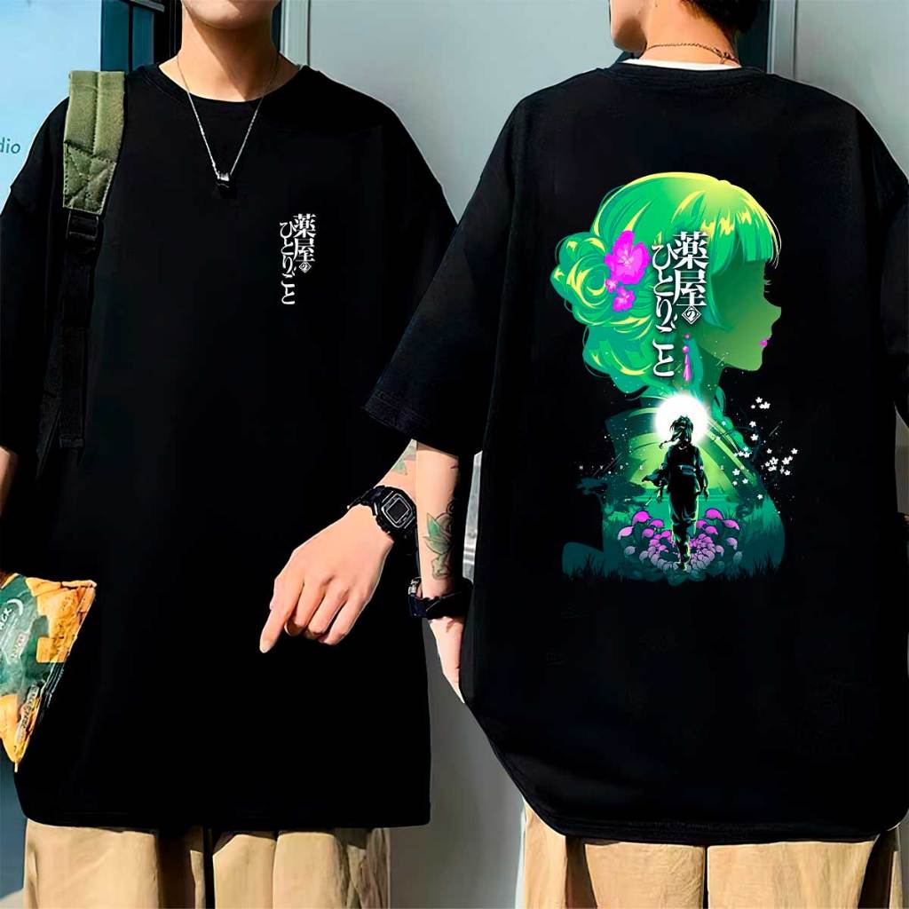 Camiseta Oversized Anime Algodão Anime The Apothecary Diaries Novidade Unissex 100% Algodão em Oferta na Shopee