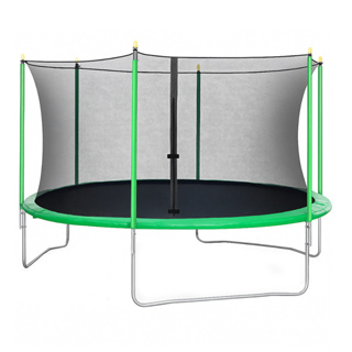 Cama Elástica Pula Pula de 3.04m Rede de Proteção Resistente Proteção UV em Oferta na Shopee