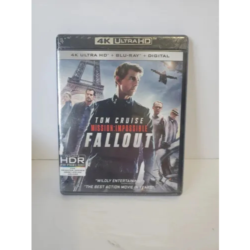 Blu Ray 4k Ultra Hd Missão Impossível - Efeito Fallout - Dub/Leg Lacrado
