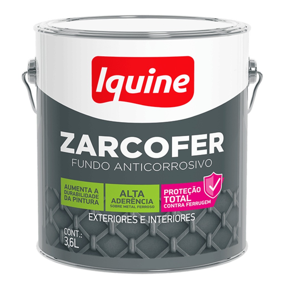 Zarcao 3,6L Vermelho Oxido - Zarcofer