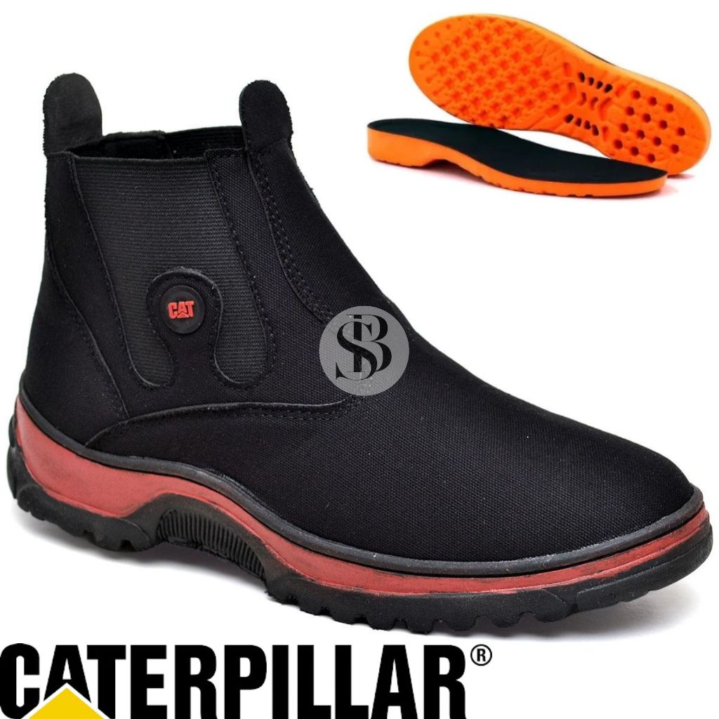 Bota Botina Masculina Texana Calce Facil Oferta + PALMILHA EM GEL ORTOPEDICA em Oferta na Shopee
