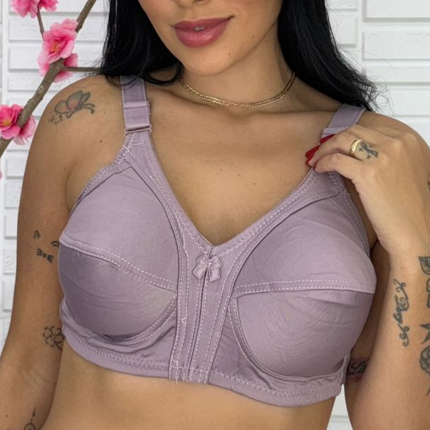 Sutiã Sem Bojo Sem Arco Cetinete Algodão Reforçado Sutien Feminino Plus size Alta Qualidade Premium em Oferta na Shopee