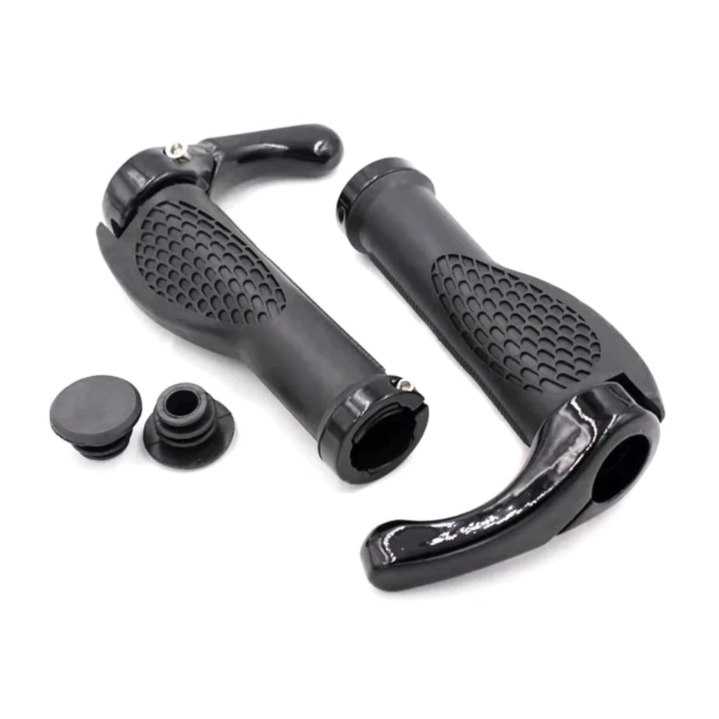 Bar End Com Manopla Anatômica Bike Bicicleta Guidão Ergonomica