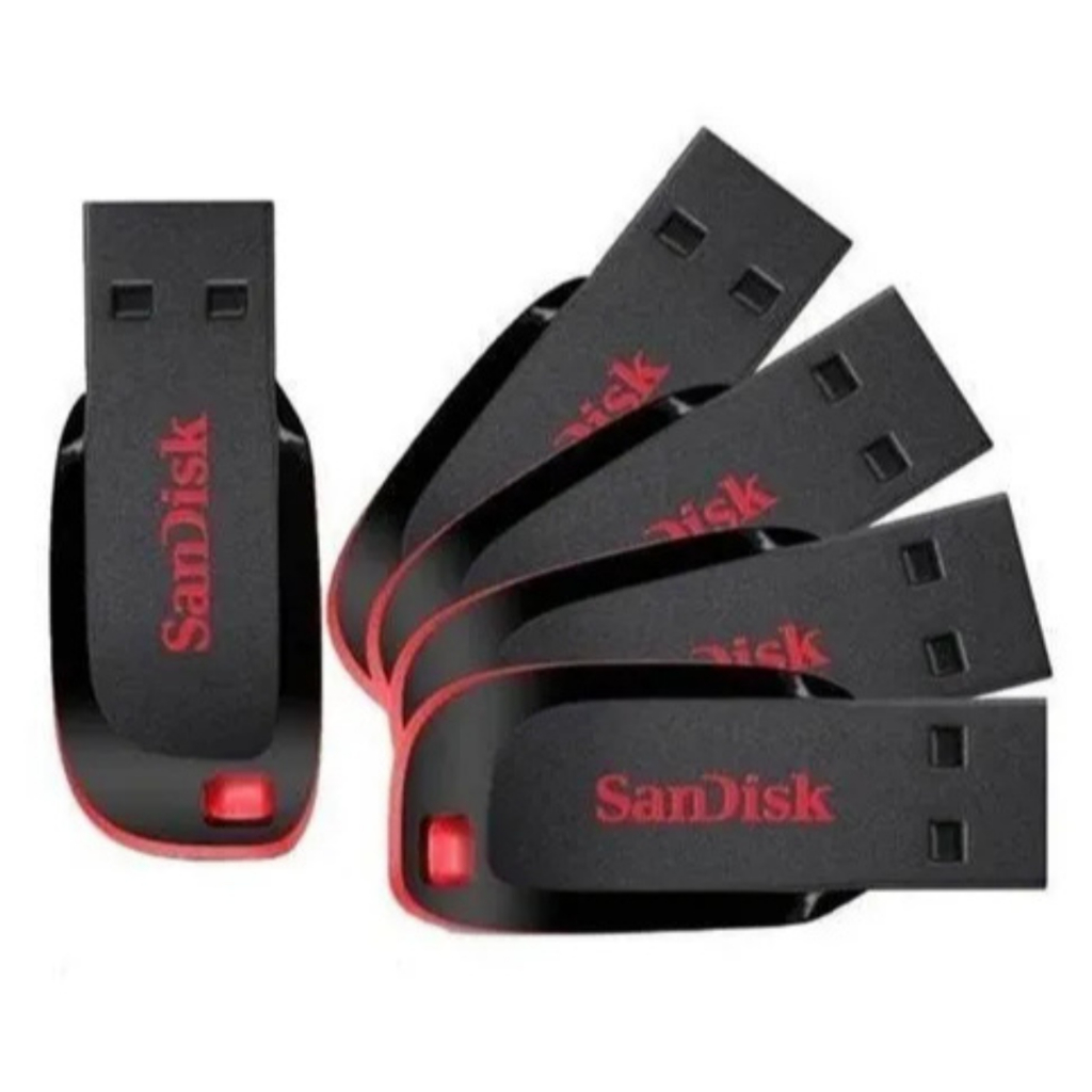 Pendrive Similar Ao Original Sandisk USB 8GB Até 256 Cruzer Lâmina 2.0 Flash Drive Memory Stick