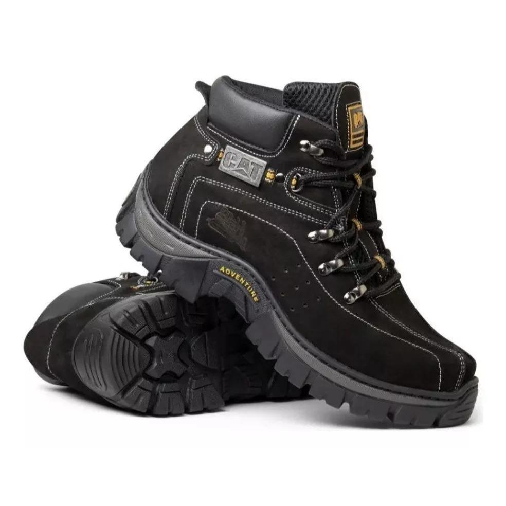 BOTA MASCULINA CATERPILLAR STILL BOOT 100% COURO LEGÍTIMO + PALMILHA EM GEL ENVIO IMEDIATO — imagem 2 de 2
