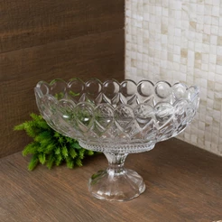 Centro de Mesa de Cristal Linha Angel, Diamond e Geneva - Wolff ou Lyor