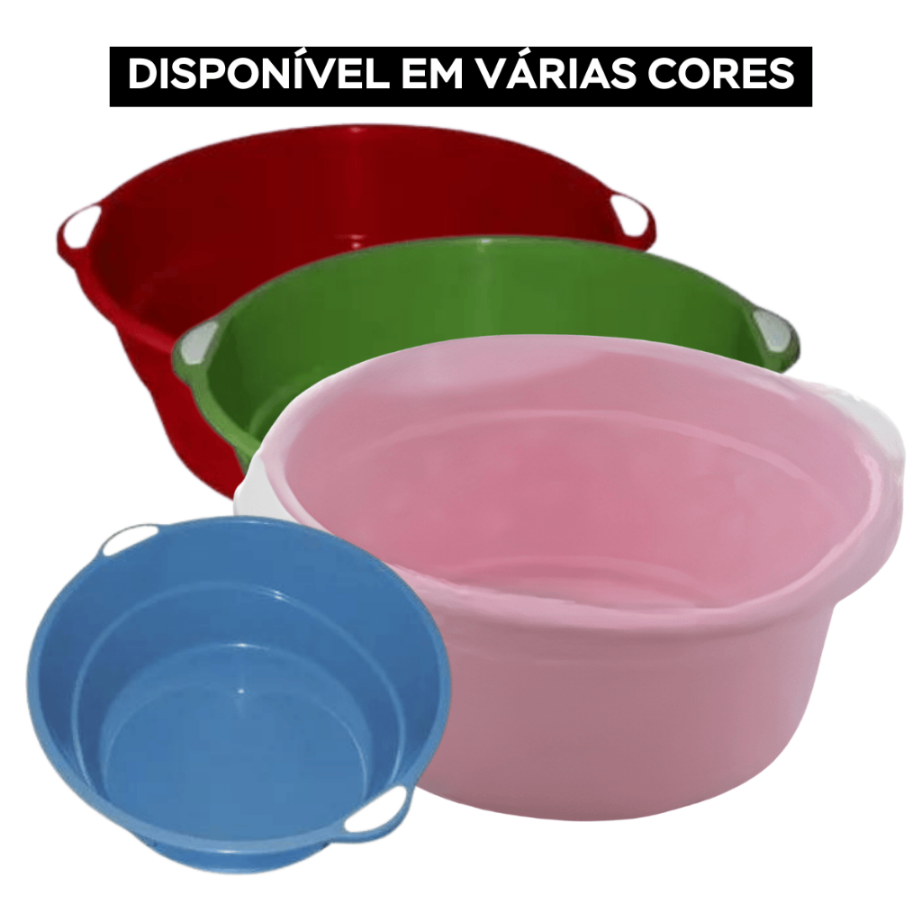 Bacia Grande 80 Litros Reforçada Extra Forte Jamacy Diversas Utilidades - PERCABONATO DE SÓDIO