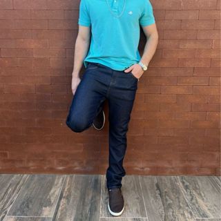 Calça Jeans Leves Defeitos Masculina Com Elastano Passeio/Trabalho Com Lycra Promocional em Oferta na Shopee