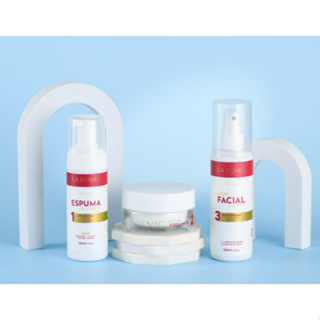 KIT SKIN CARE PARA SOBRANCELHAS ESPUMA ESFOLIANTE ADSTRINGENTE LA BENIG em Oferta na Shopee