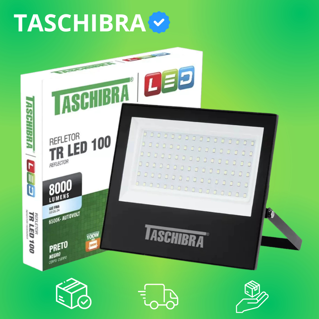 Refletor Led Taschibra 100w: Onde Comprar | BuscaProdutos
