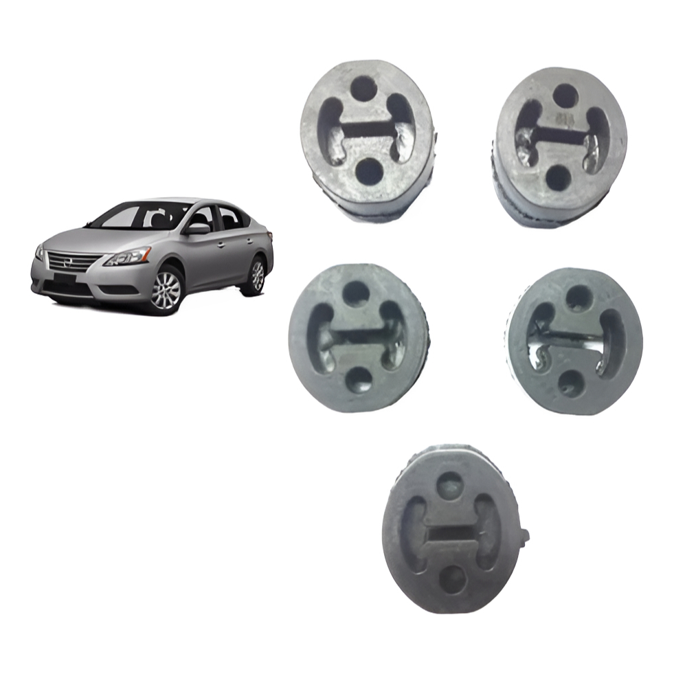 Jogo De Borracha Coxim Escapamento Nissan Sentra