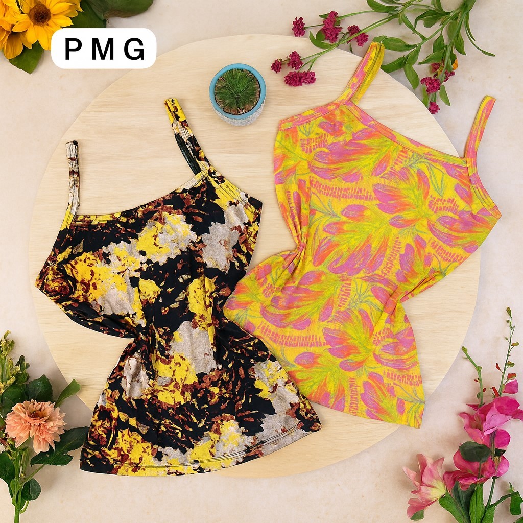 Kit Regata Feminina Alcinha Estampada Verão em Malha Suede