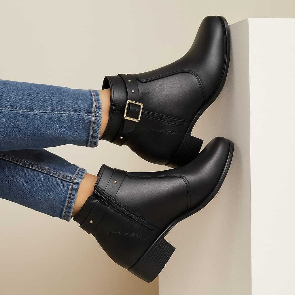 Bota Feminina Cano Curto Marrom: Onde Comprar | BuscaProdutos