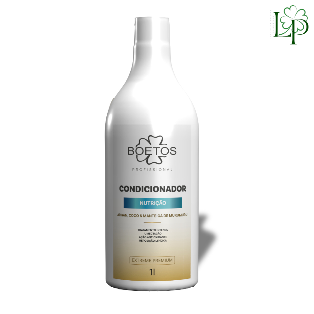 Condicionador Nutrição Argan, Côco e Manteiga de Murumuru Boetos 1L em Oferta na Shopee