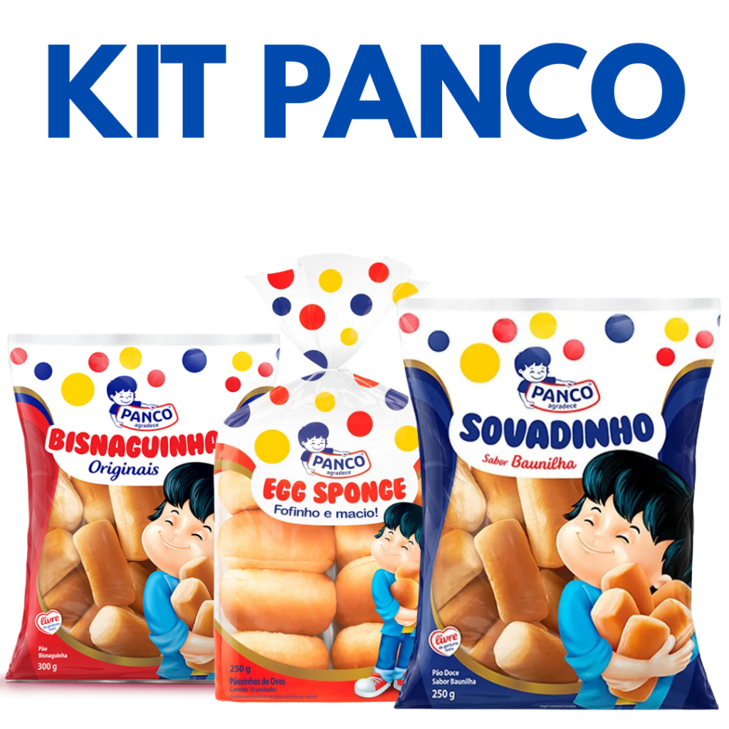 KIT PANCO SOVADINHO,BISNAGUINHA E EGG SPONGE
