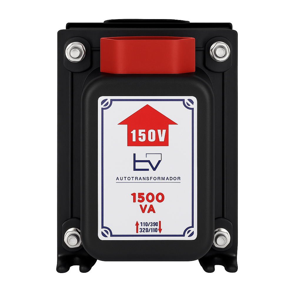 Auto Transformador 1500VA 110 para 220V Bivolt Conversor de Energia