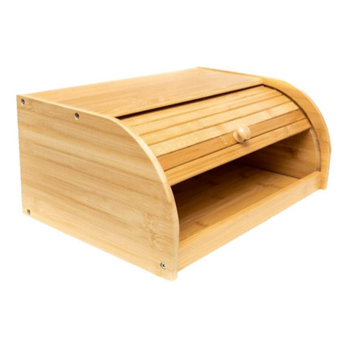 Porta Pães Com Tampa Retrátil de Bambu Ecokitchen Mimo Style em Oferta na Shopee