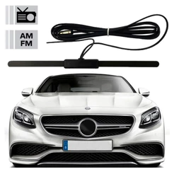 Antena Interna Som Radio Am Fm Para Carro Universal Recepção de Sinal Para-Brisa