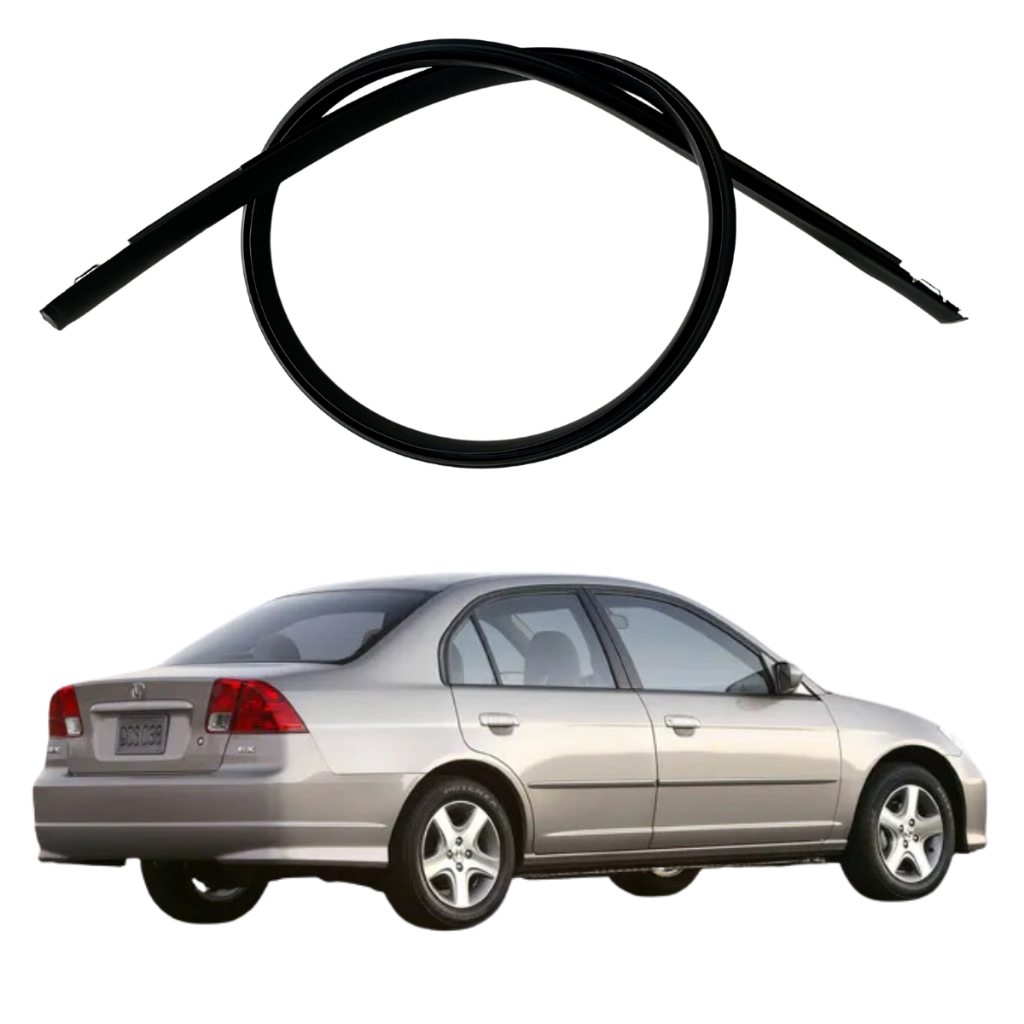 Borracha Teto Honda Civic G7 2001 2002 2003 2004 2005 2006 Friso Vedação Proteção Guarnição Lateral