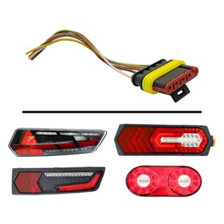 Chicote Conector Lanterna Randon Guerra Librelato 5 Vias em Oferta na Shopee