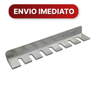 Suporte para Espetos em Inox Com Sete Cavidades em Oferta na Shopee