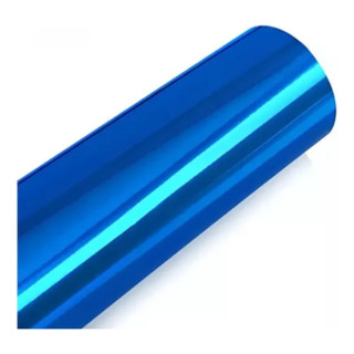 Película Azul Insulfilm Espelhado Profissional 1m X 5m