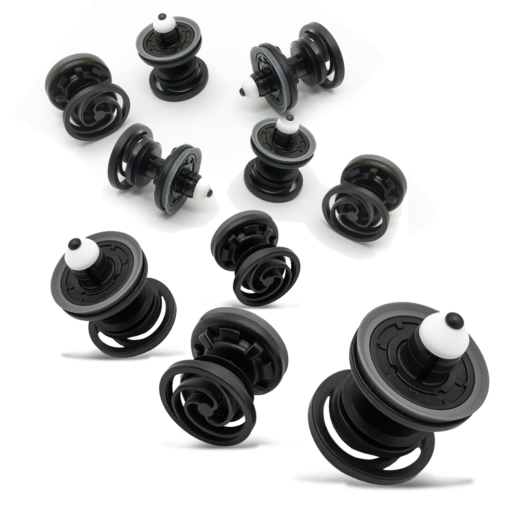 Kit Grampos Presilha Fixação Reparo Forro de Porta Audi A1 A4 Q3 Q7 TT RS7