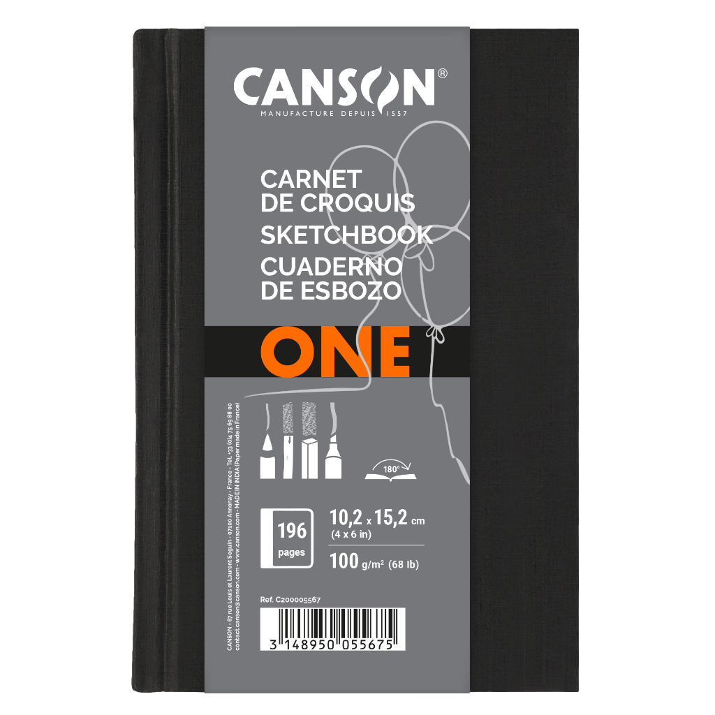 Caderno Art Book One Estilo 100g 98 Folhas CANSON